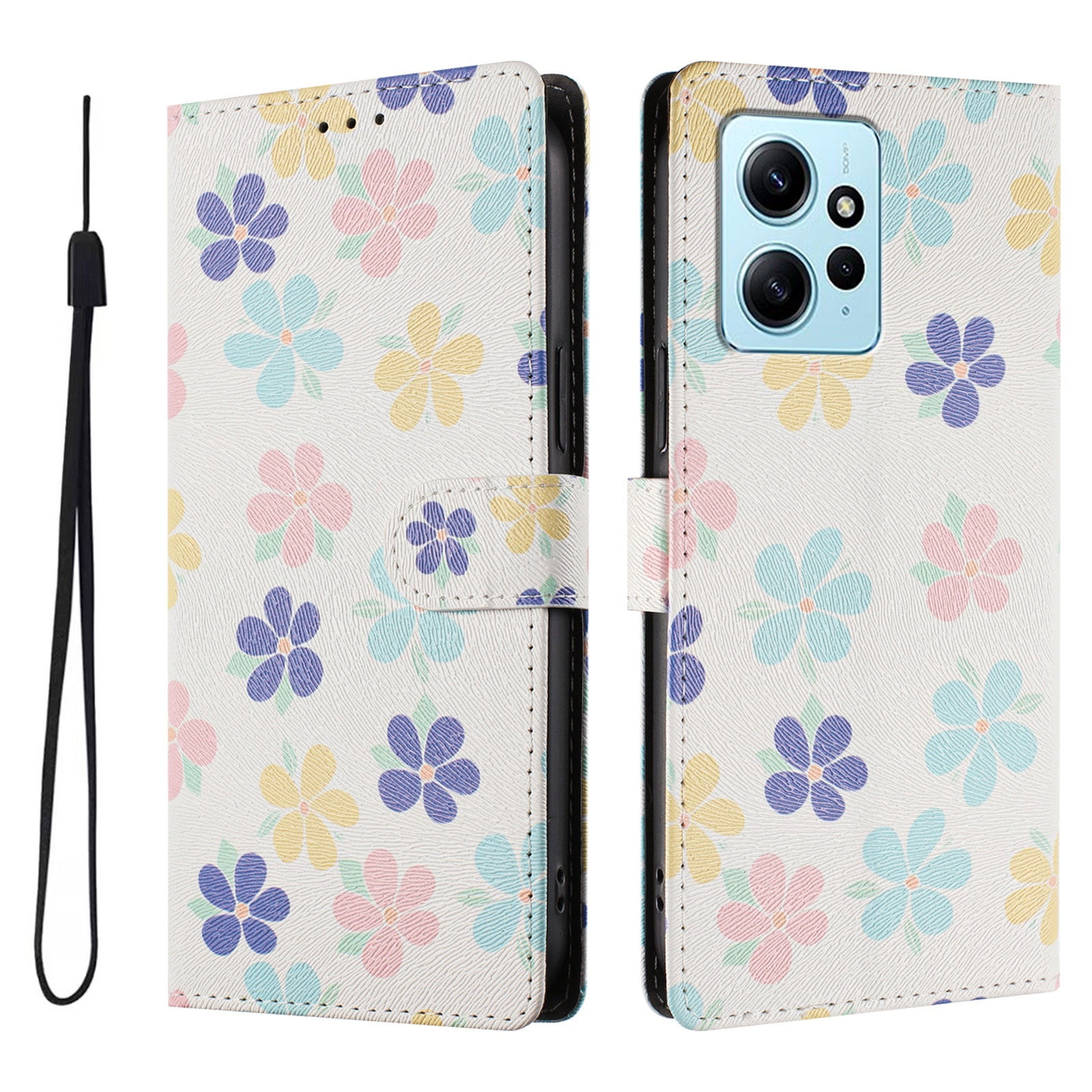 Foxdock Funda Tipo Cartera Para Xiaomi Redmi Note 11 Pro Con Soporte Y Correa – Diseño De Patrones Lindos