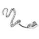 thumbnail image 2 of 14G ombligo anillos de acero inoxidable anillo del ombligo Barbell joyería serpiente -2, 2 of 5