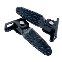 Magideal - Pedales Traseros Para Bicicleta Eléctrica, Reposapiés, Accesorios Versátiles Para Pasajeros, Reemplazo Directo De Reposapiés Para Bicicleta Eléctrica