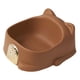thumbnail image 5 of Cuenco Para Gatos Con Alfombrilla Antideslizante, Alimentación Amplia, Fácil De Limpiar Para Gatos, Perros Pequeños, Marrón, 5 of 5