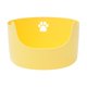 thumbnail image 4 of Bandeja De Arena Para Mascotas Con Parte Superior Abierta, Orinal Para Gatito, Inodoro, Caja De Arena Para Gatos Duradera, L Amarillo, 4 of 5