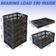 thumbnail image 2 of Paquete de 3 Cajas Plegables CONLI 34L Negro, 2 of 6