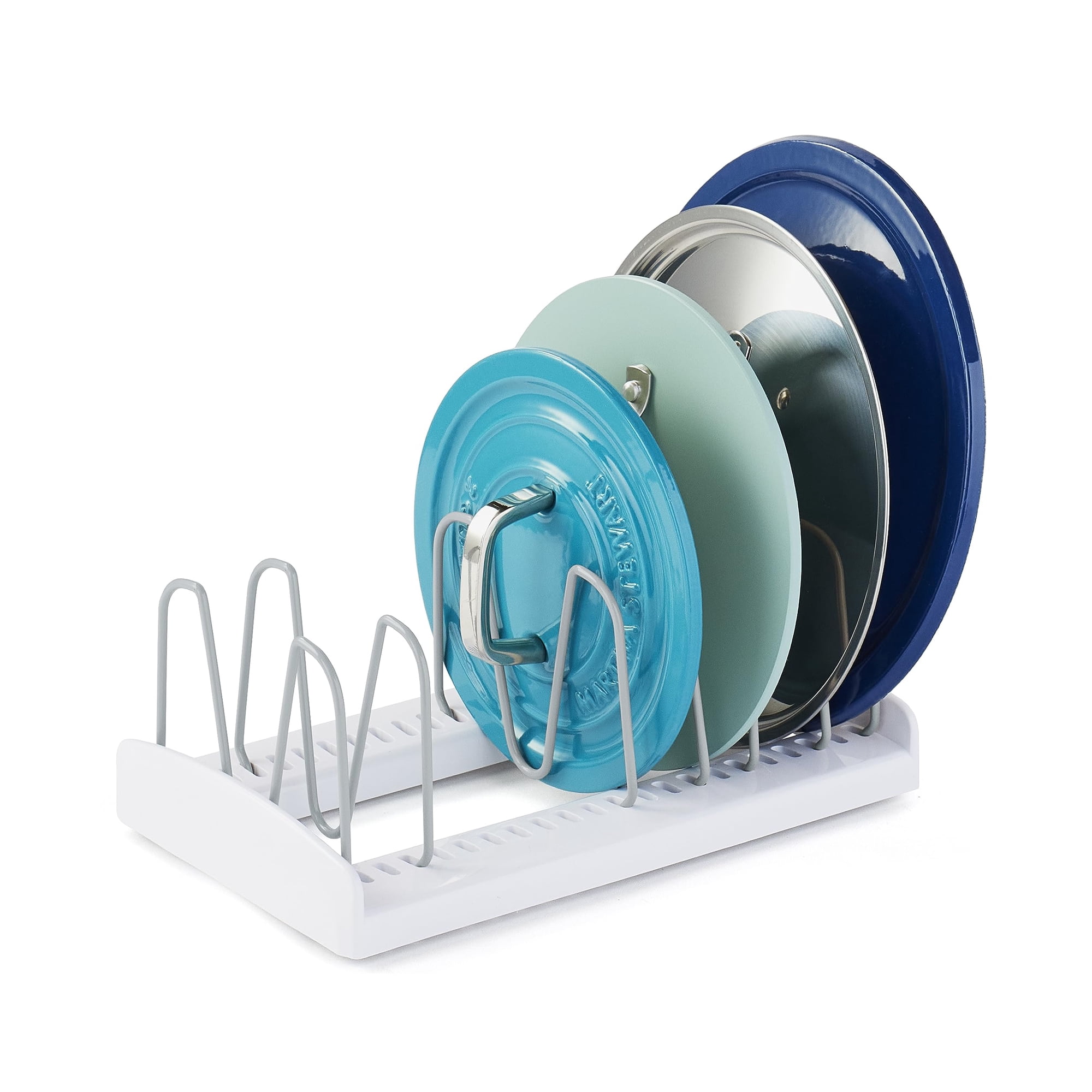 Organizador Con Tapa Para Ollas Youcopia Storemore, Ajustable, Blanco