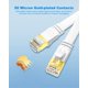 thumbnail image 4 of Cable Ethernet Yauhody CAT 8 30 m 40 Gbps 2000 MHz SFTP blanco, 4 of 8