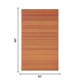 thumbnail image 2 of Alfombra FAB HAB 91 cm x 152 cm Cancún Terracota Impermeable, 2 of 8