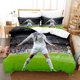 thumbnail image 1 of 3-Piece Duvet Cover Set with 2pillowcase Smooth Zipper CR7 Printed Bedding Set, Soft and Breathable Quilt Cover Child Adult Gift Bed Sheets, 1 of 5