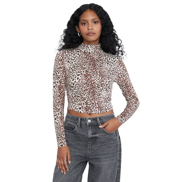 Polera Mujer Manga Larga Cuello Tortuga Beige Corona