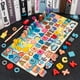 thumbnail image 1 of Wooden Multifunctional Children's Puzzle Toys, Early Education And Intelligence Development Teaching Aids For Infants And Toddlers, With Number Boards, 1 of 3