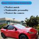 thumbnail image 5 of Cubierta de cámara yhcdsea para Tesla Model Y HW4.0 de fibra de carbono, 5 of 7