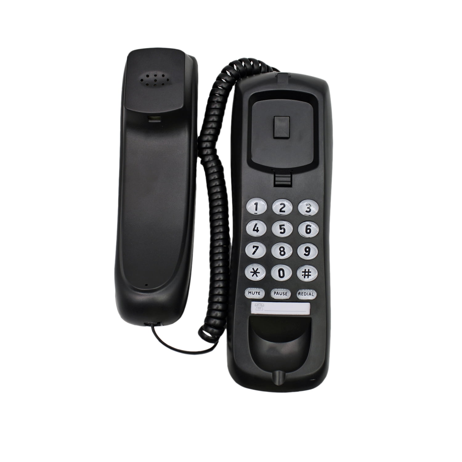 Tecnolab - Teléfono Fijo Para Pared O Sobremesa Negro - Ps