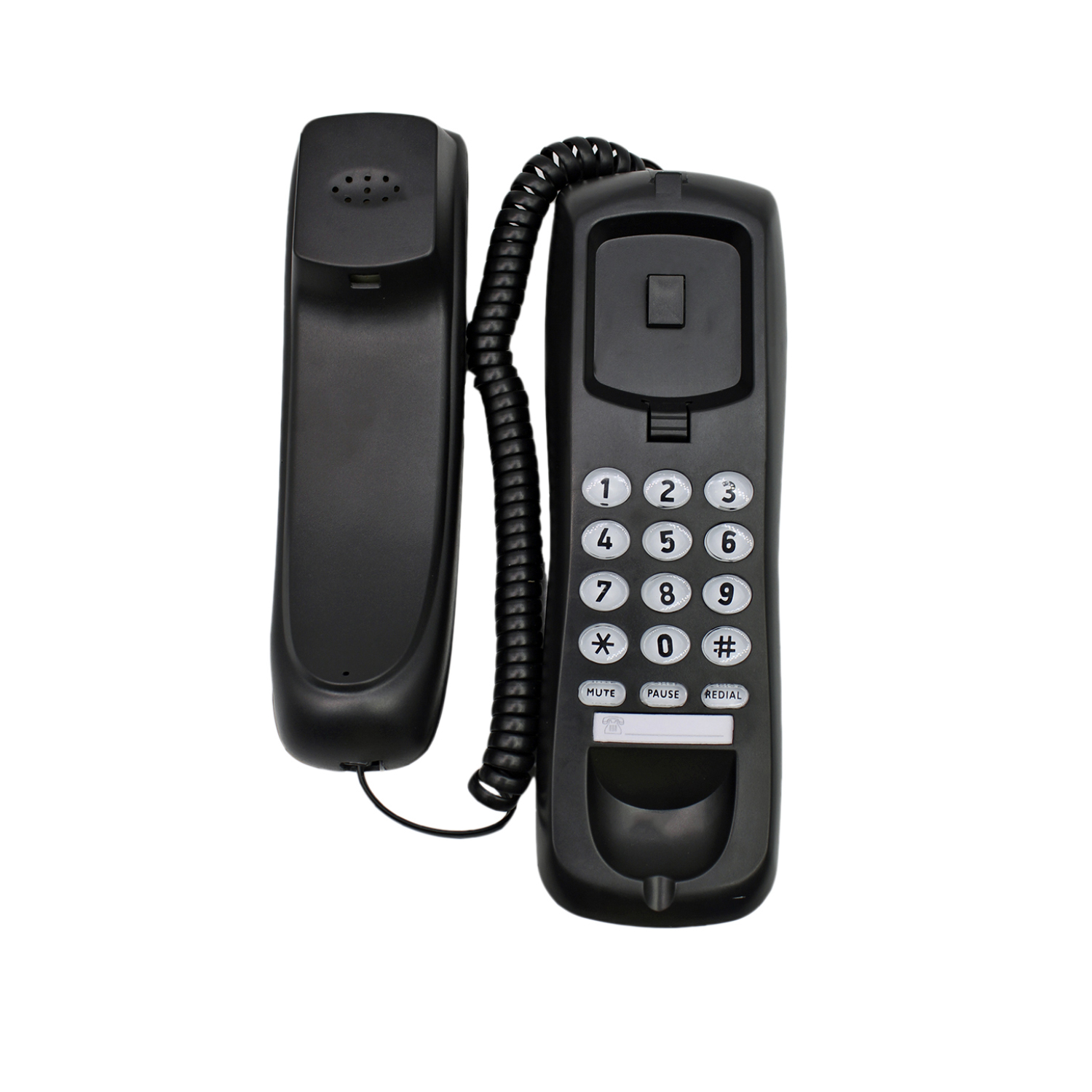 Tecnolab - Teléfono Fijo Para Pared O Sobremesa Negro - Ps