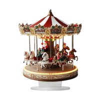 Bothyi - Plato Decorativo Navideño De Carrusel 2D, Ideal Para Regalo De Cumpleaños, San Valentín O Para Mamá.