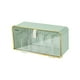 thumbnail image 2 of Corbatas Ropa Interior Calcetín Organizador Caja Transparente Accesorios Para Colgar En La Pared Verde, 2 of 3