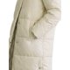 thumbnail image 5 of INSPIRE CHIC Abrigo Largo de Invierno para Mujer, Acolchado de Algodón con Botones, Dobladillo con Abertura, Parka con Cuello Alto, Capucha Desmontable, Chaqueta Acolchada Cálida, Grande, Blanca, 5 of 6