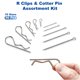 thumbnail image 3 of Kit de Pasadores de Seguridad LBYNKY 86 piezas acero inoxidable 304, 3 of 8