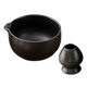 thumbnail image 1 of Matcha Batidor Contenedor Soporte Helado Matcha Bowl Para Familia Principiante Hogar Negro, 1 of 5