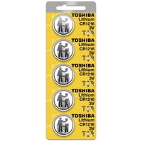 Batería Tipo Moneda Toshiba Cr1216 De Litio De 3 V (5 Baterías)