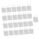 thumbnail image 1 of 25 Bolsas De Regalo Transparentes Con Asas, Bolsas De PVC Para Vacaciones De Verano Y San Valentín, 15x16cm, 1 of 5