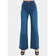 thumbnail image 1 of Jeans Wide Leg Azul Distressed Elasticado azul 34, 1 of 6