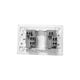 thumbnail image 2 of Pack x2 Enchufe Doble FSL 10A F8A-2163 para Panel – Uso Residencial y Comercial, 2 of 3