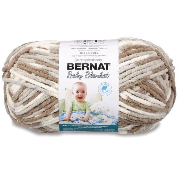 Manta para bebé Yarn Bernat Big Ball Little Sandcastles, 300 g