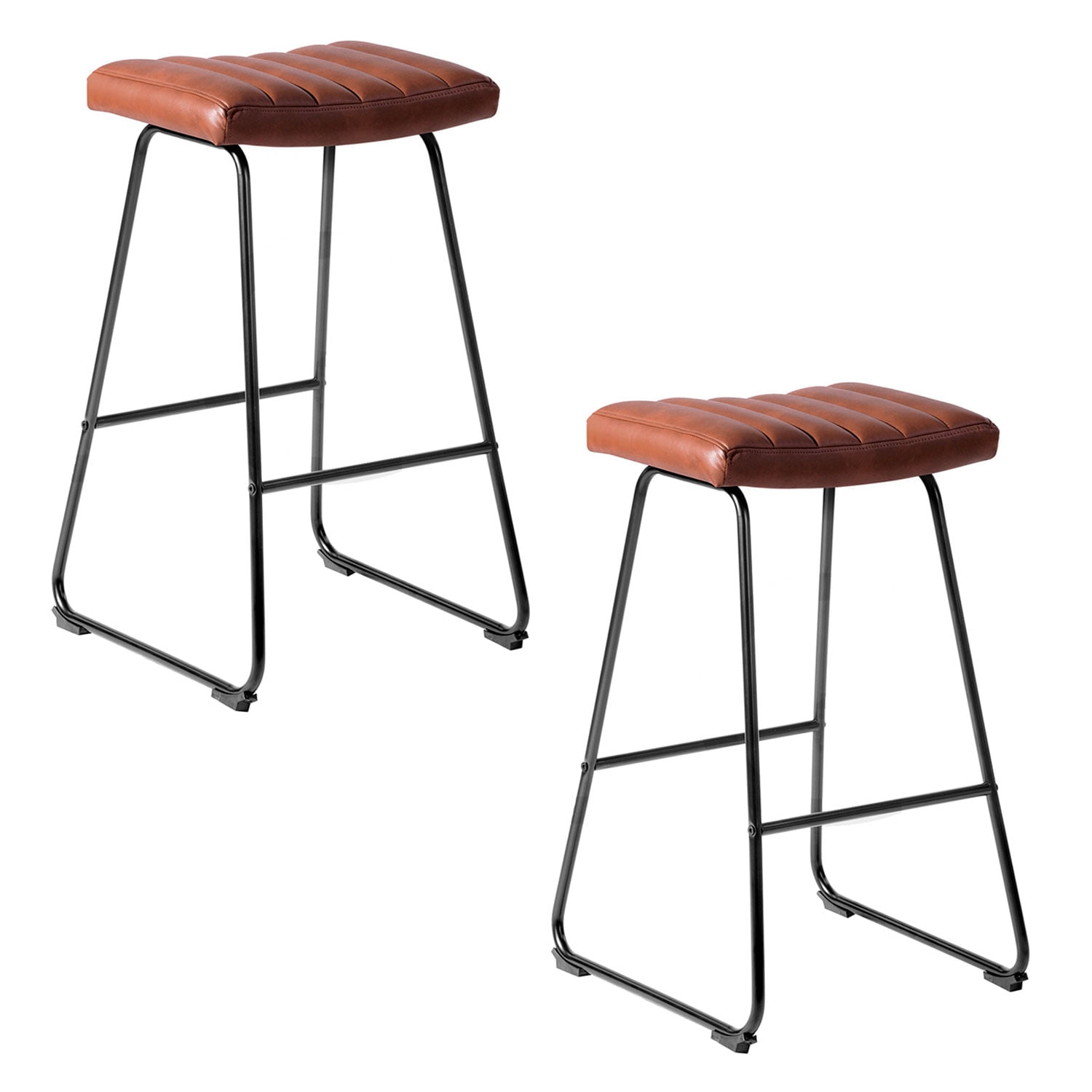 Novahus - Pack De 2 Pisos De Bar Acolchados Taburetes