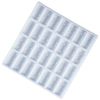 Bothyi - Molde De Dominó Duradero, Molde De Silicona, Fundición De Resina Epoxi De Cristal Diy