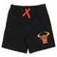 thumbnail image 4 of Monster Jam Grave Digger El Toro Loco Megalodon para niños pequeños, Mix N' Match, camiseta deportiva sin mangas, pantalones cortos de felpa francesa, conjunto de 3 piezas naranja/negro 4T, 4 of 7
