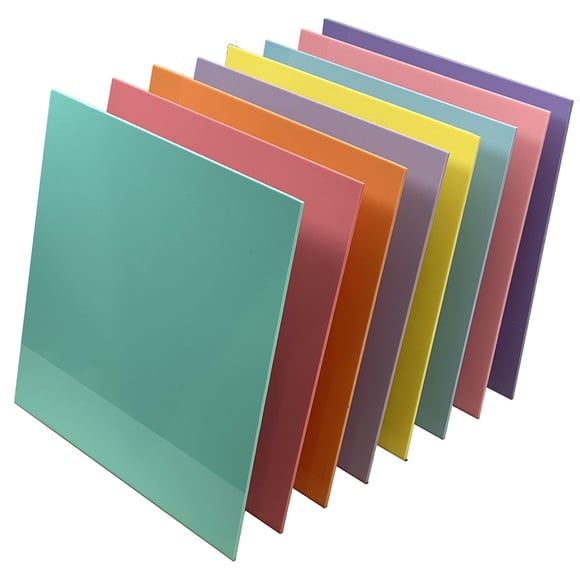 Pack variado de hojas de acrílico Craft Closet 30 cm 2,6 mm
