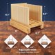 thumbnail image 3 of Cortadora de pan Albert&Grace Bamboo ajustable para uso casero, 3 of 7