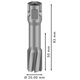 thumbnail image 2 of Broca Anular Bosch PRO TCT 20x50mm Carburo Tungsteno Weldon, 2 of 8