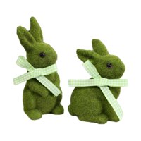 Magideal - Estatua Moderna De Conejo De Pascua, Estatuilla De , Escultura De Animal De Resina, Adorno Artesanal Para Escritorio, Sala De Estar, Mesa, , Sentado De Pie