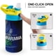 thumbnail image 4 of Gianluigi Donnarumma-theme One-Touch Pop Top Water Bottle Stainless Steel Leak-Proof Sports Children's Bottle blue 12oz, 4 of 6