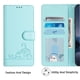 thumbnail image 5 of Funda tipo cartera FOXDOCK para Oppo Reno13 Pro con soporte, ranuras, RFID, diseño de gato, 5 of 5