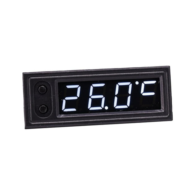 Reloj Digital para Auto con Monitor de Temperatura