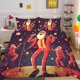 thumbnail image 1 of Christmas Gifts Santa Claus Quilt Duvet Cover Set Bedding Doona Cover3-Piece Bedding Set, 1 of 4