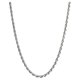 thumbnail image 2 of Collar Brilliance Fine Jewelry de 22 in de Plata Esterlina con Diseño de Cuerda, 2 of 3