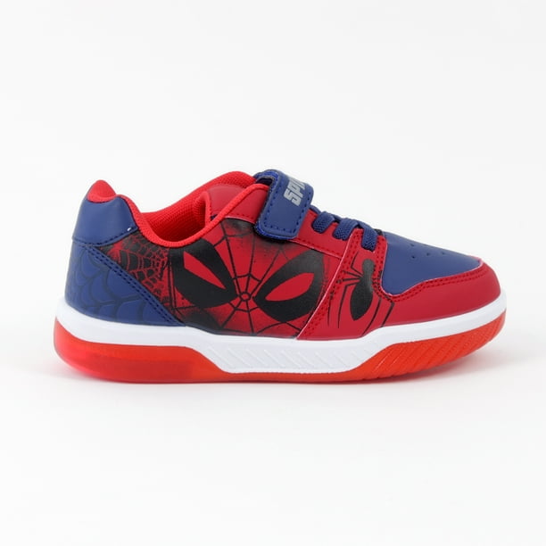 Zapatillas con luces Niño Rojo Ojos Spiderman Marvel