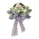 thumbnail image 2 of Guirnalda de puerta delantera de Pascua, corona decorativa colgante para pared de salón, flor Artificial, mano de obra exquisita rústica hecha a mano , Los 50cm, 2 of 5