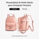 thumbnail image 4 of Ecosusi Mini Mochila Evelina de Papel Lavable Ecológico 11" Rosado, 4 of 8