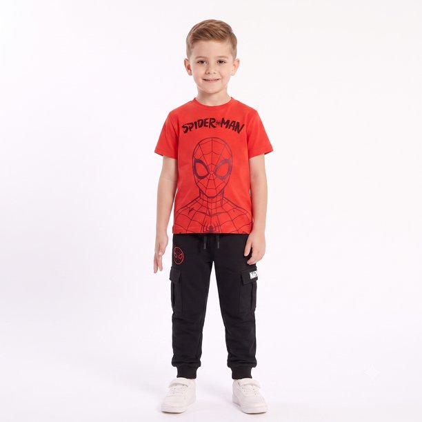 Conjunto Niño Spiderman Marvel Estampado Rojo