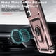 thumbnail image 2 of Funda Resistente Anillo Soporte Samsung Galaxy A05S Privacidad Cámara Montaje Magnético Oro rosa, 2 of 6