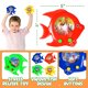 thumbnail image 4 of Water Ring Toss Toy Bedwina Fish, paquete de 12 para niños, 4 of 7