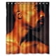 thumbnail image 1 of Cortina de ducha 2Pac Tupac Shakur con imagen de hombre fuerte y ganchos, tamaño 60 x 72 pulgadas, 1 of 3