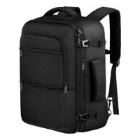 Mochila Viaje Belug Color Negro Diseño Liso 40L