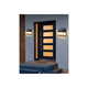 thumbnail image 3 of Lampara Aplique Solar Led Farol Pared para Exterior negro 3 focos, 3 of 5