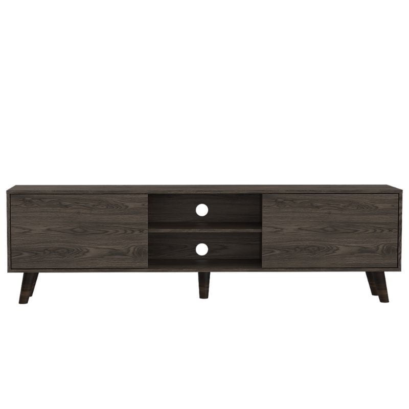 Tuhome - Rack Tv80 Cincinatti Z-180 2P - Coñac