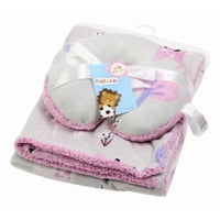 Genérico - Set Manta Polar Para Bebe+ Cojin Para Cuello Bebe Lau