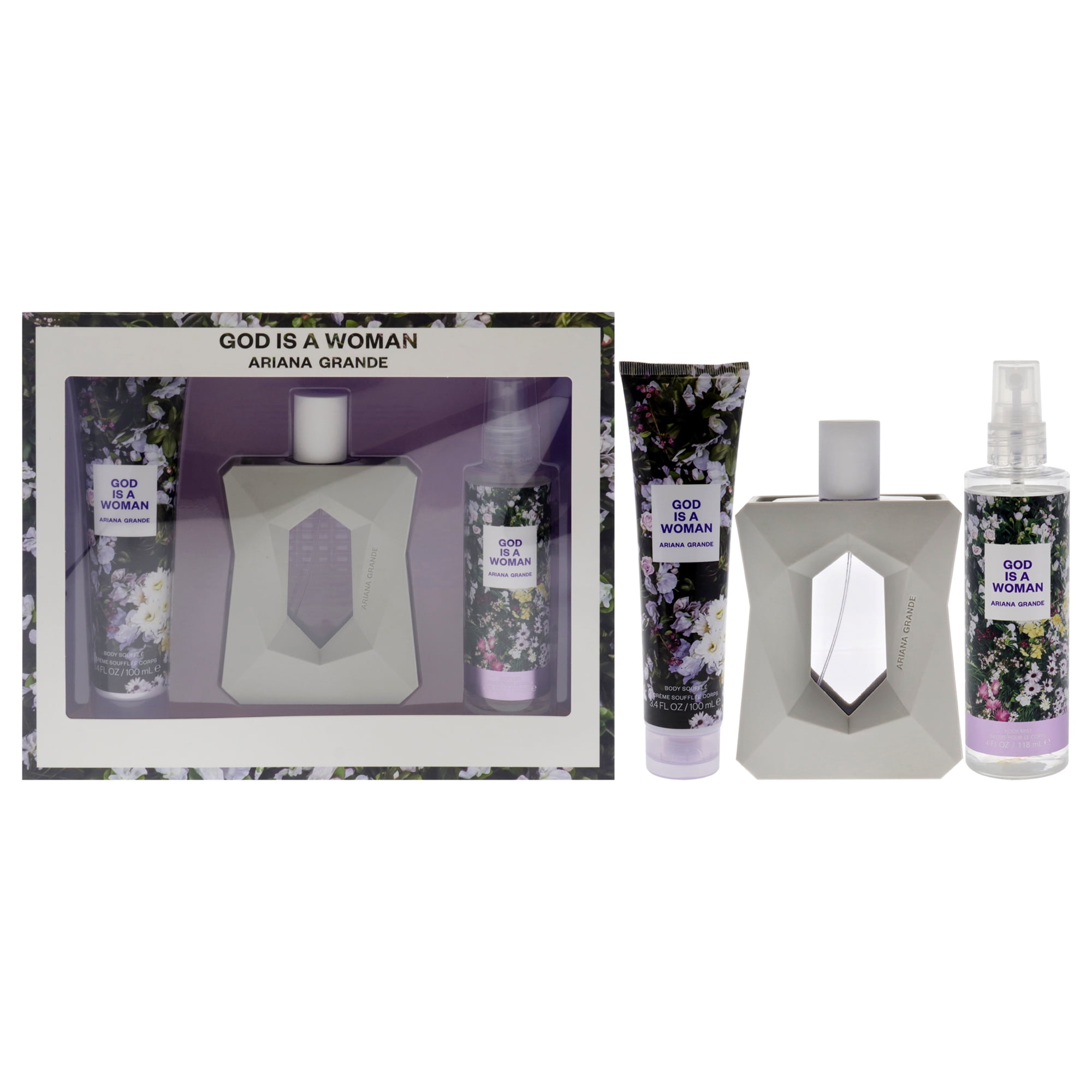Set De Regalo Perfume Ariana Grande Dios Es Una Mujer Edp 75ml Mujer