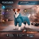 thumbnail image 2 of Sudadera tipo tracksuit para perro Pet Life 'Namastail' ligera, 2 of 9